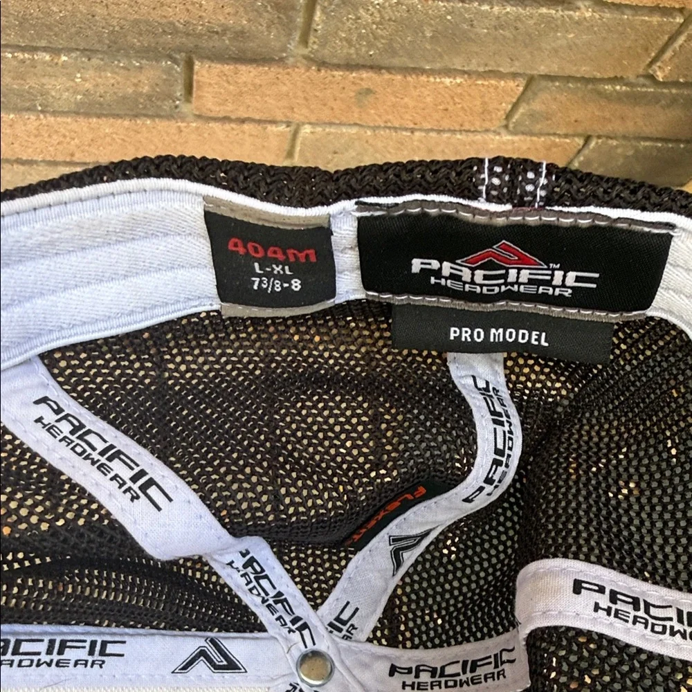 Pacifica Black and White Trucker Hat Youth Sizing L-XL - 2 hats